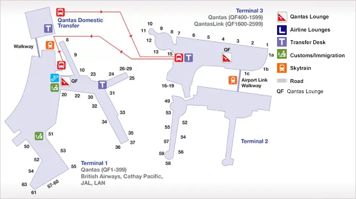 Sydney Domestic Airport Getting Between Terminal 2 And 3 | Work Travel ...